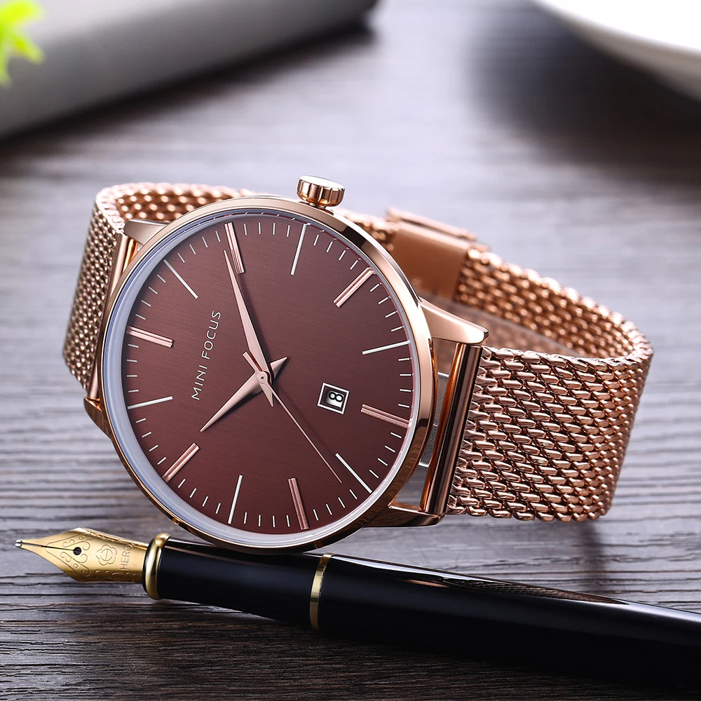 Men's Watch 2019 Quartz-Watch Clock Outdoor Mens Date Stainless Steel Reloj Military Sports Analog Quartz Army Wrist Brown | Наручные