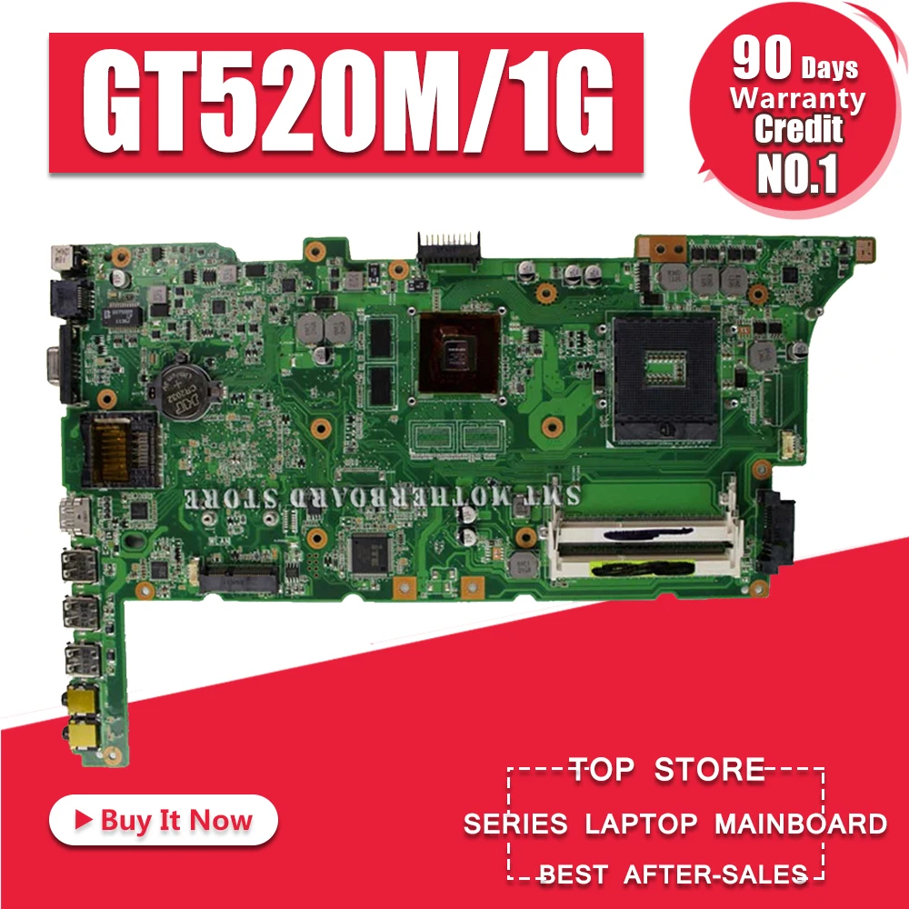 K73SD اللوحة GT520M 1 GB ل ASUS k73sv k73sj k73sm X73S A73S اللوحة المحمول K73SD اللوحة K73SD اللوحة 100% موافق