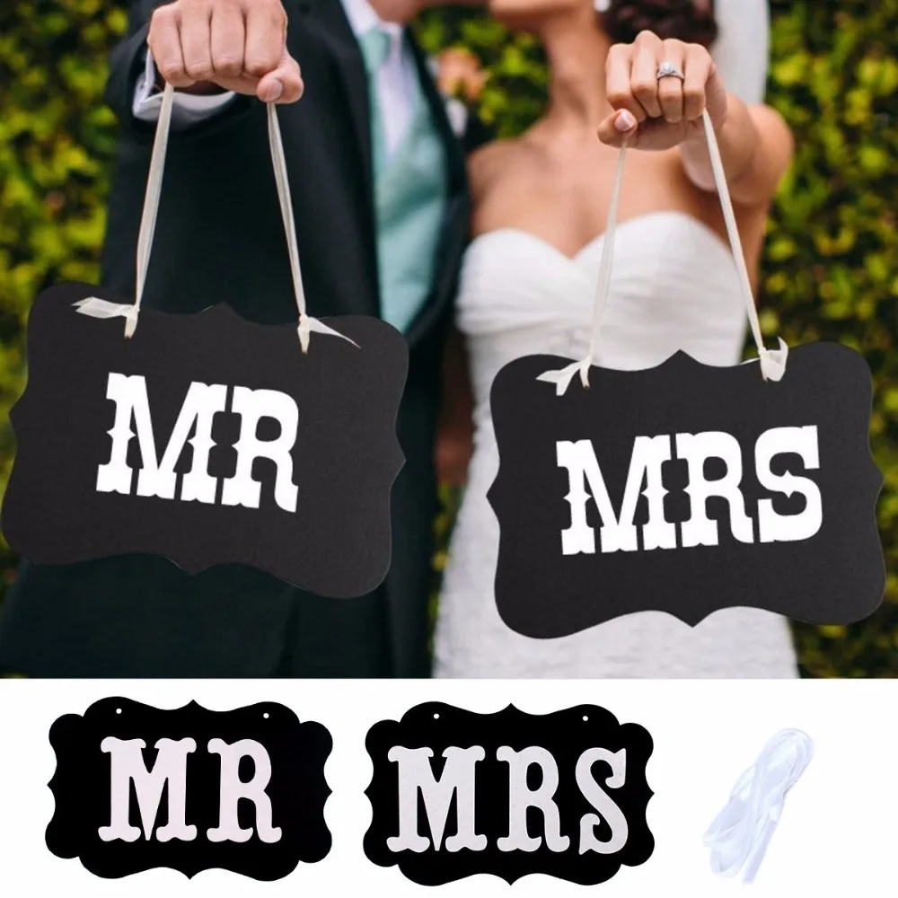Frigg Mrs 웨딩 재미있는 사진 부스 소품, 신부 신랑 웨딩 장식, 신부 샤워 이벤트, 파티 용품