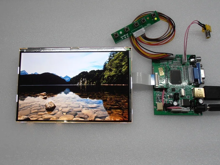 7 дюймов 800*1280 ips мониторы Raspberry Pi 3 Zero экран с HDMI VGA AV USB дисплей ЖК модуль Авто