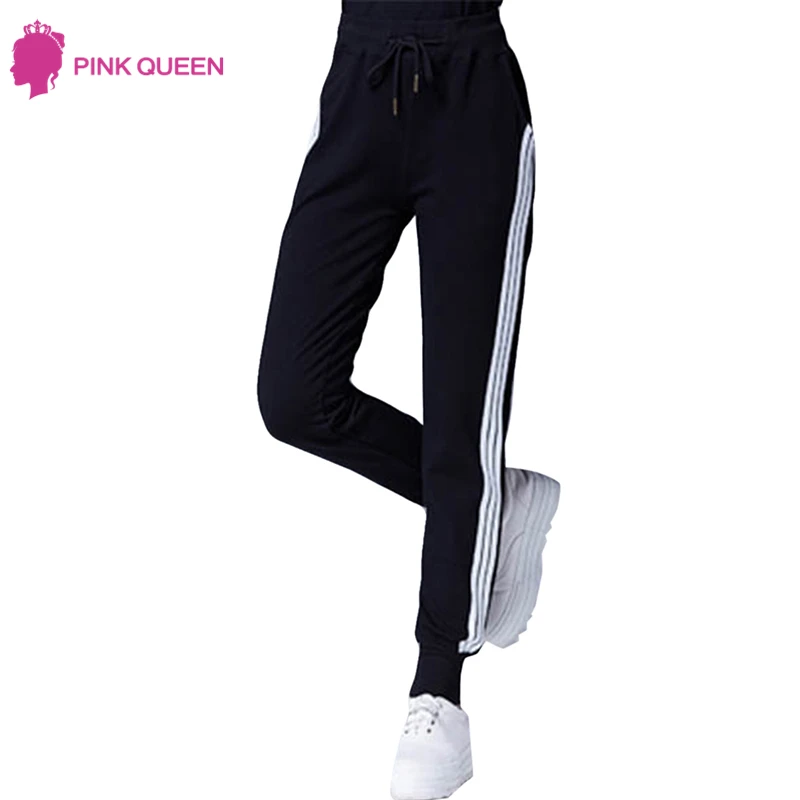 Розовые королевские полосатые штаны одежда для женщин Broek Dames стрейчевые Pantalon De