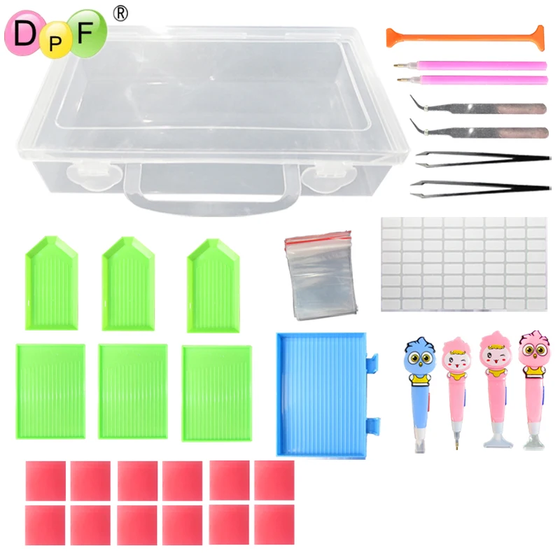 DPF Diamond Painting Tools box Kits DIY Rhinestones tools box Kits