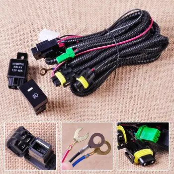 

Wiring Harness Sockets Wire+Switch for H11 Fog Light Lamp for Ford Focus 2008-2014 Acura TSX 11-14 Nissan Cube 2009-2015