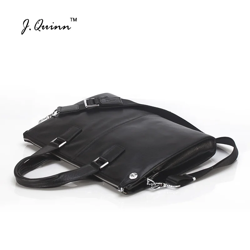 J. Quinn, портфель из натуральной кожи, деловые сумки для мужчин, модные брендовые сумки для ноутбуков, большой замок, сумка-мессенджер из коровьей кожи, дорожная сумка