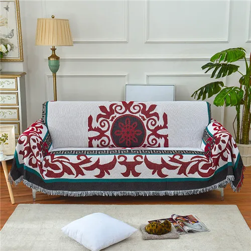 Sookie Boho Style Sofa Cover Nice Tassels Cottn Funda Sofa Towel
