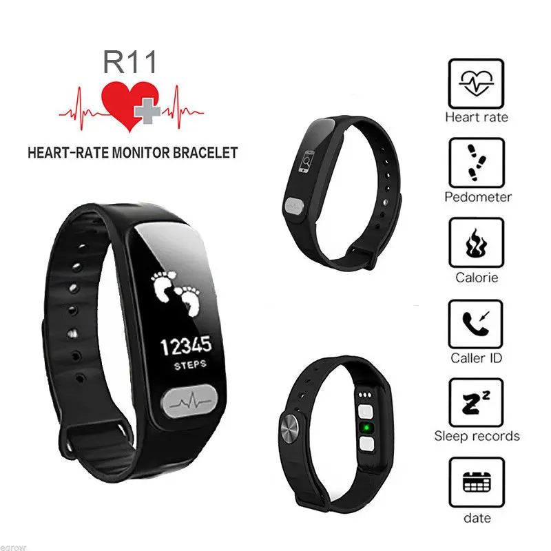 Умный Браслет L8STAR R11 ЭКГ ФПГ пульсометр HRV монитор здоровья кровяное давление