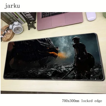 

skyrim mouse pad gamer 700x300mm notbook mouse mat large gaming mousepad large Birthday present pad mouse PC desk padmouse