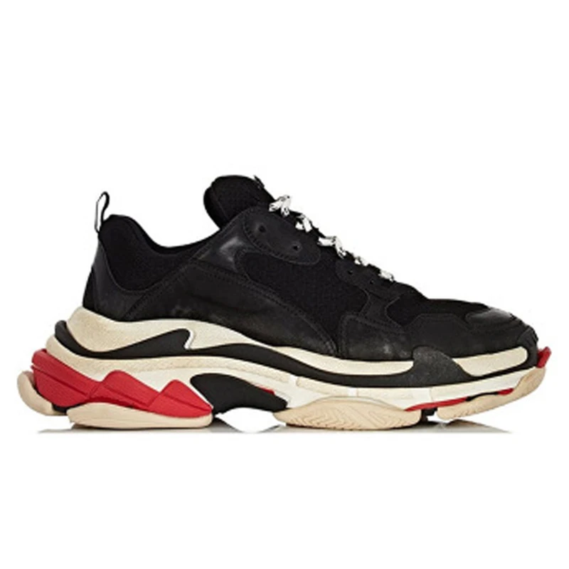 

Genuine Leather 2019 Ins Super Fire Women's Shoes Fashion Style Mixed Colors Platform Sneakers Luxury Women Shoes