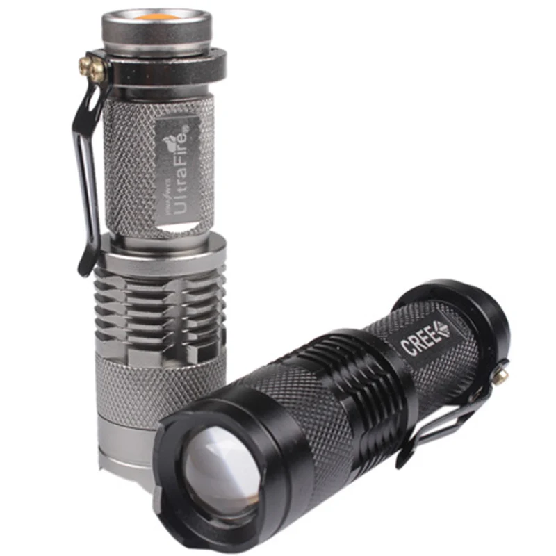 

Portable Mini 7W 400Lm LED Adjustable Zoom Focus Flashlight Torch -- JD9 WWO66
