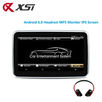 

XST 10.1 Inch Android 6.0 Car Headrest Mp5 Monitor IPS Touch Screen HD 1080P Video WIFI/USB/SD/HDMI/Bluetooth/FM Transmitter