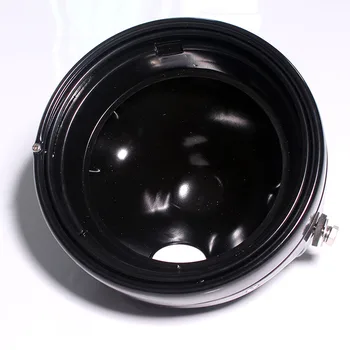 

7 inch round motorcycle black Headlight Housing Mount Bucket Black For Honda Harley Yamaha Suzuki