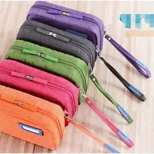 DHL, 30 шт., новые модные портативные косметички, хлопок, лен, косметичка, органайзер для путешествий, сумки для хранения