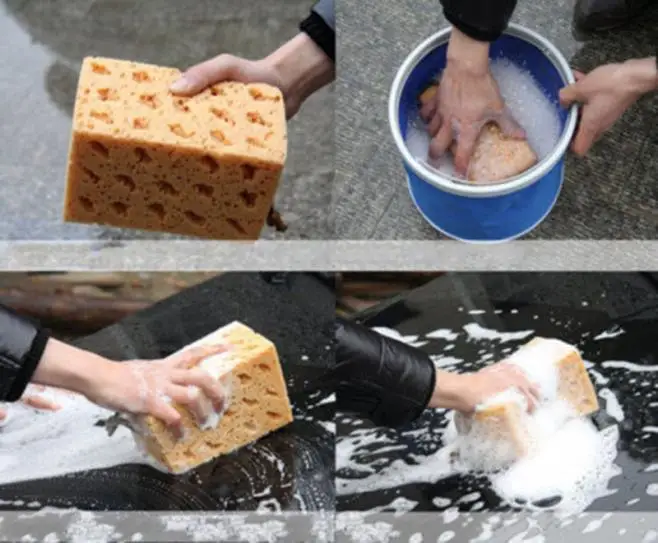 1 Коралловая губка с большим отверстием Автоматическая моющая блок сотовая ткань