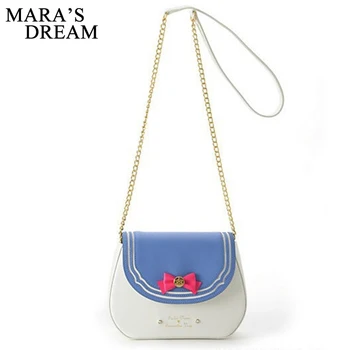 

Mara's Dream 2018 New Women Handbags Shoulder Messenger Bag Korean Retro Bowknot Princess Mini Cute Crossbody Bag for Girls Bags