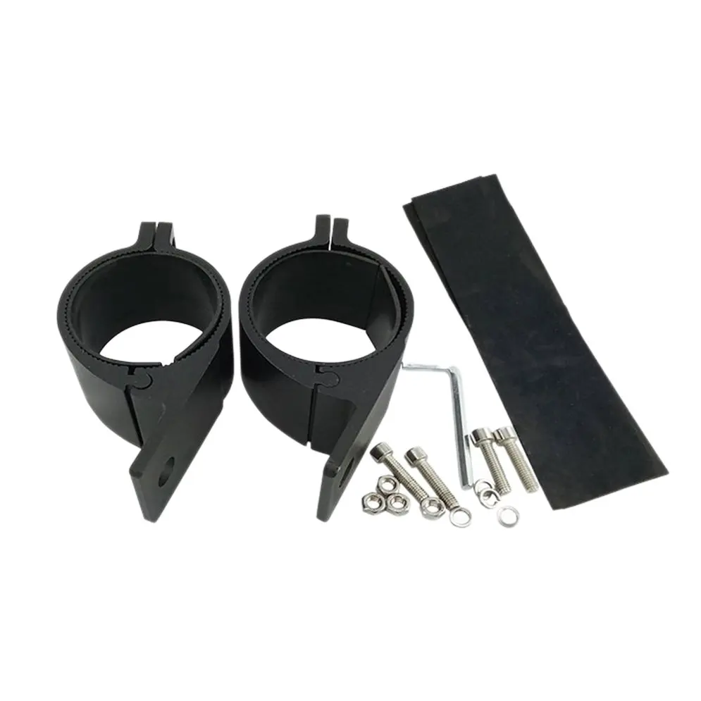 

2Pcs 76-81mm Bull Bar Mounting Bracket Aluminum Clamp LED Spotlight Bar For Car Motorbike Trailer Fog Light Holder
