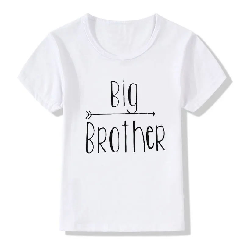 

Fashion Summer Tops Girls/Boys Tshirt Big Brother Letter Print Funny T-Shirt Children Short Sleeves T Shirt Baby Kids Clothes