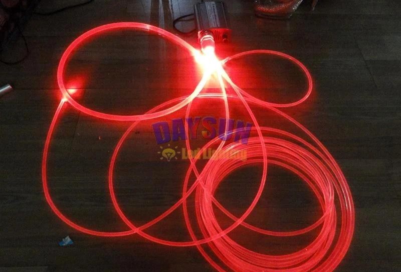 5 мм волоконно оптический кабель м 15 в рулоне Украшение DIY волокно для освещения