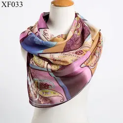 F & U Модные женские цветы шарф длинные мягкие цветы красочные обёрточная бумага дамы шифон шарфы для женщин Роскошные шаль теплая Мода в 4