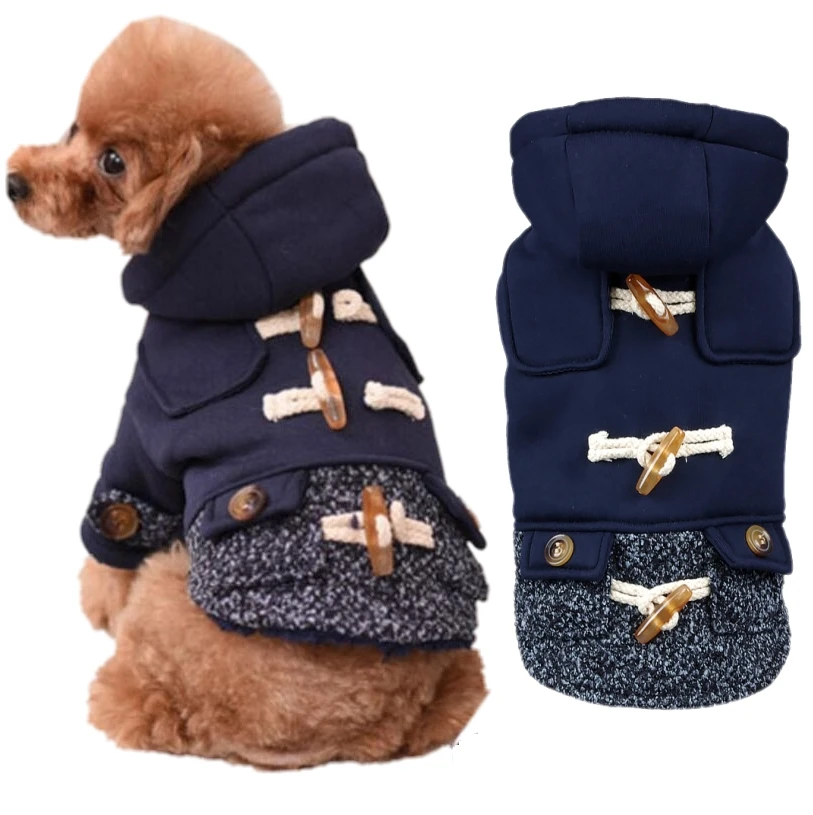 

Dog Pet Clothes Winter Pet Cold Weather Coat for Small Dogs French Bulldog Clothes Warm Fleece Dog Coat Jacket XS S M L XL XXL