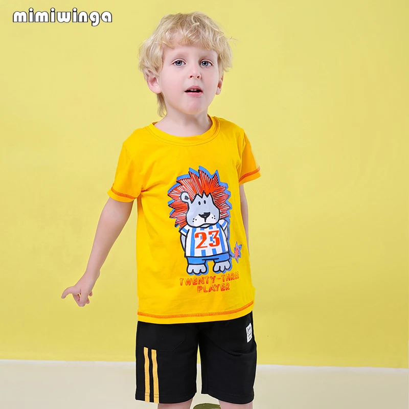Kids Clothing Sets Summer Baby Boy Clothes 1-5 Years Cotton T Shirts Shorts O-neck Sport Suits High Quality Sports Tees Tops |