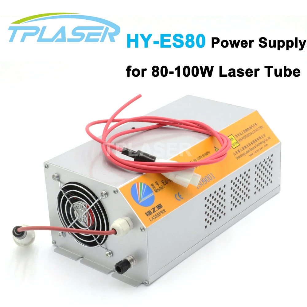 

80W HY-ES80 CO2 Laser Power Supply For Laser Cutting Machine With 80w-90w Co2 Laser Tube