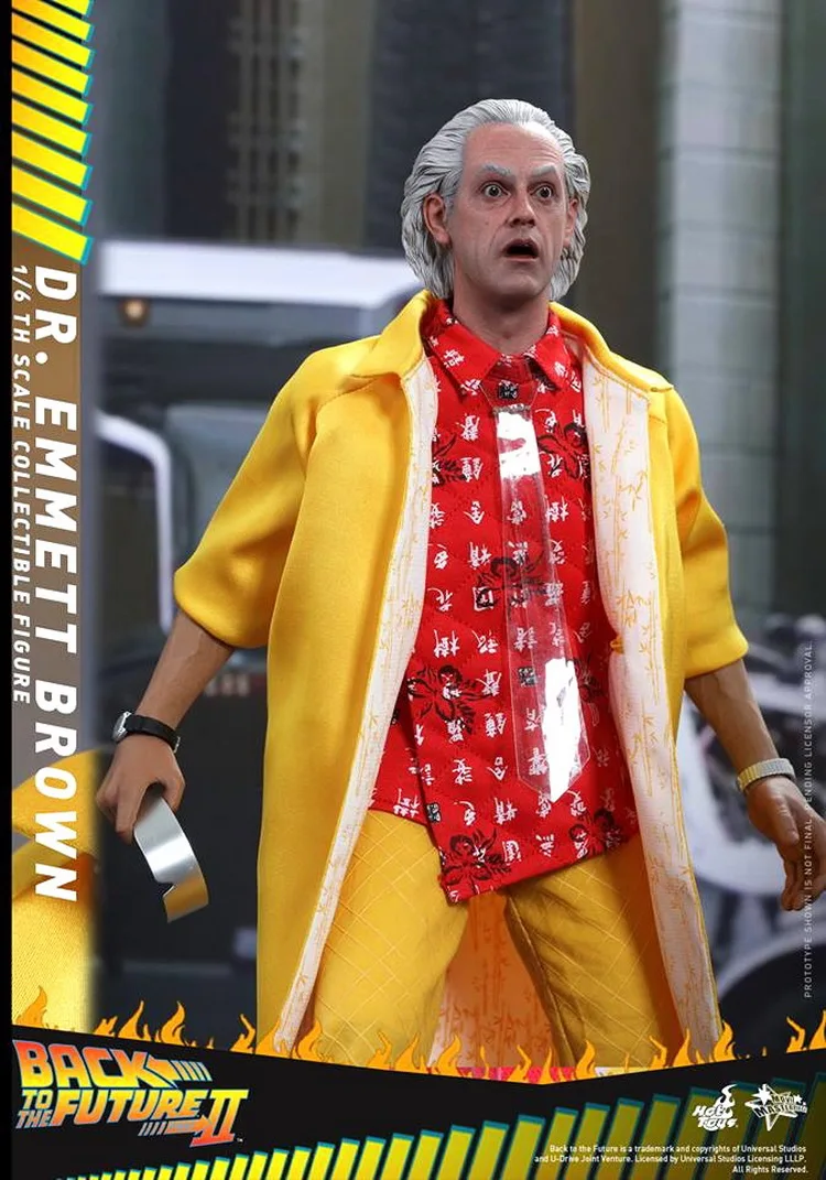 

HT 1/6 Back To The Future 2 Dr. Brown 2.0 Collection Figure for Fans Holiday Gift