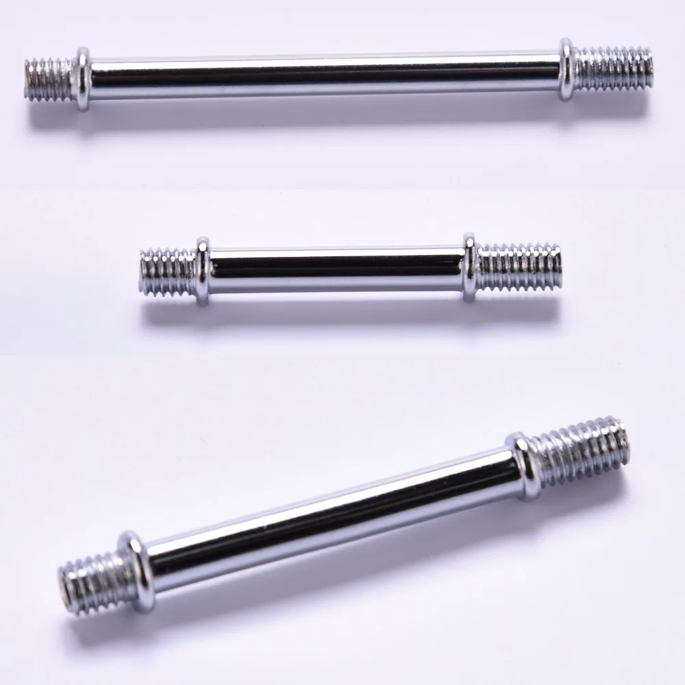 

M6 Double Head Connecting Screw Lamp Pipe Male Thread Tooth Tube 6mm Alloy Plating Lighting Lamps Bases Tube 12PCS