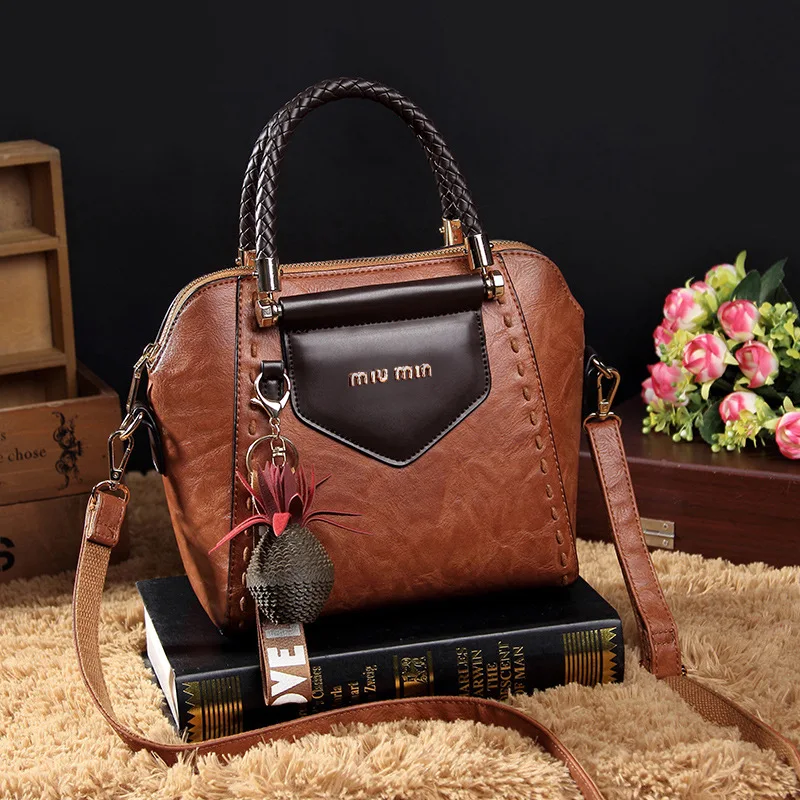 

bags for women 2018 Luxury PU retro bag New tide shoulder handbags ladies leather cross body bags designer bags famous brand
