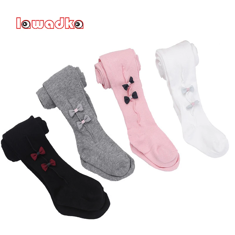 Lawadka Newborn Baby Tights Cotton Bow Infant Baby Tights for Babies