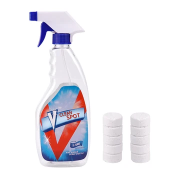 

10PCS liquid glass for cars Multifunctional Effervescent Spray Cleaner Concentrate Home Cleaning With spray bottle