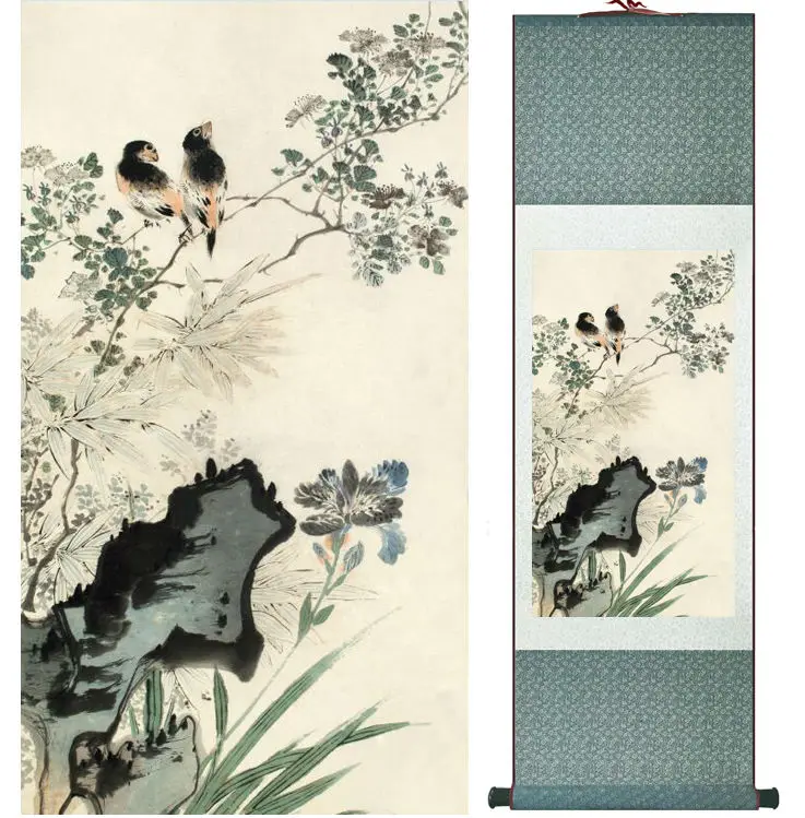 

YanBolong Birds and flowers painting home office decoration painting living room painting No.033107
