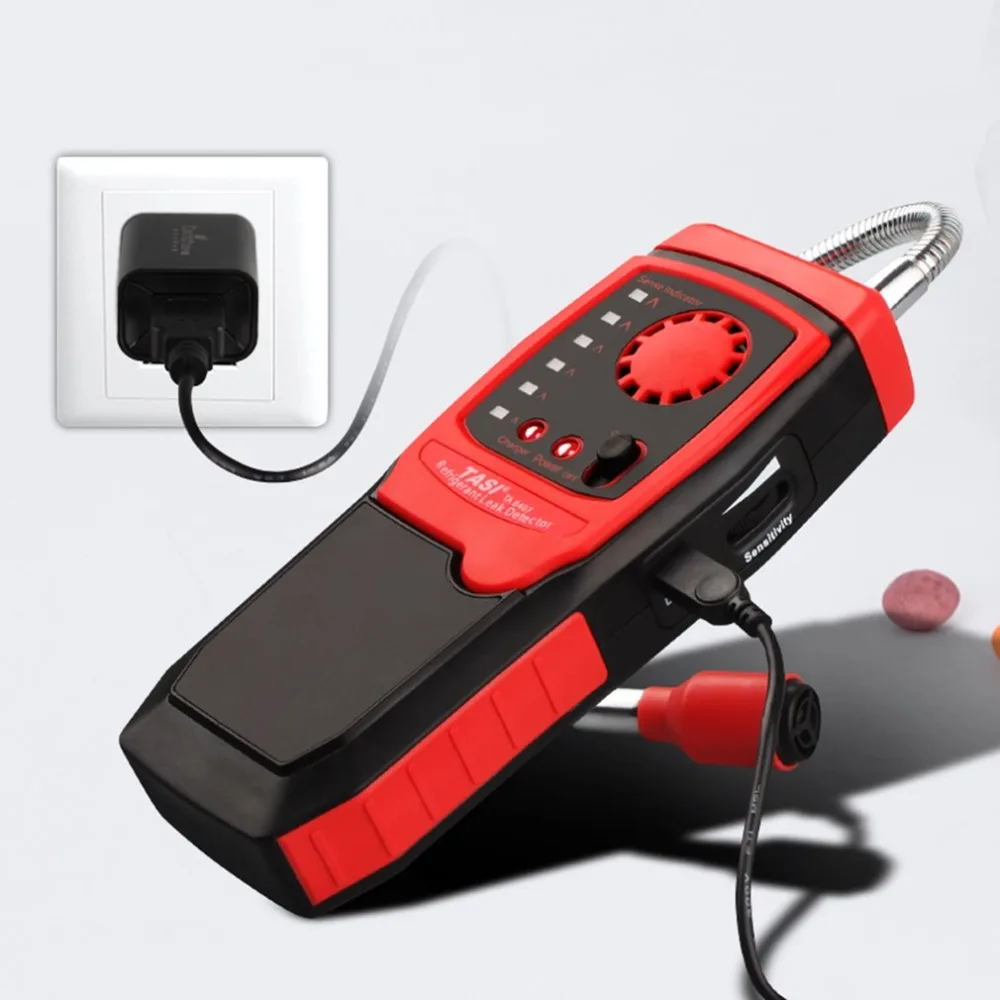 

Halogen Car Gas Detector som automotivo Co2 Meter r134a Air Quality Monitor halogen leak detector Refrigerant Gas
