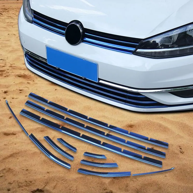 Tonlinker наклейка для VW GOLF, автомобильный Стайлинг, 4/6 шт., нержавеющая сталь, внешний вид, Модифицированная гоночная решетка, наклейка s