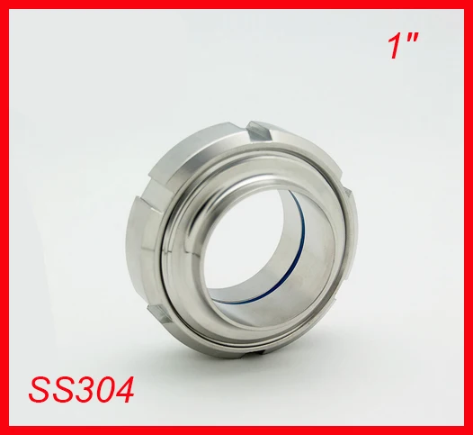 

100 sets New arrival 1" SS304 Stainless steel sanitary SMS welded union set connection for food industry Pipe-fitting