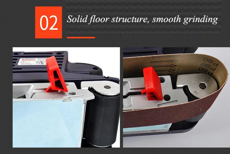 Hot Belt Sander Portable Polishing Machine Flat Sanding Machine Woodworking Polisher Electric Sander