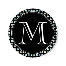 3,8 см черные наклейки в горошек на заказ