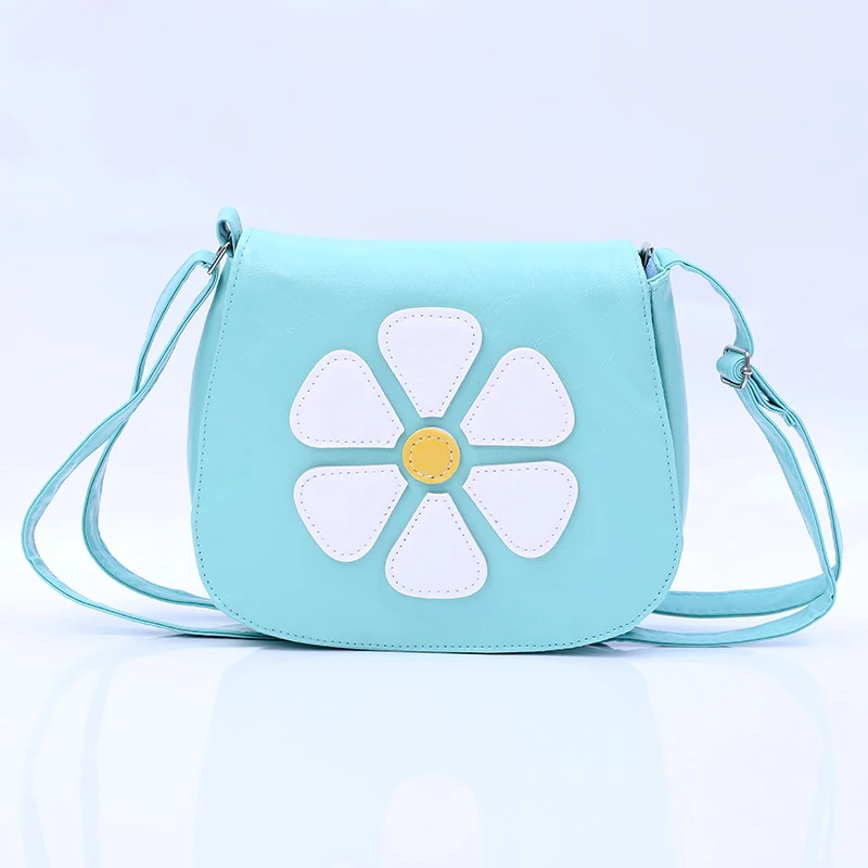 

Flowers bag for women messenger bag cartoon children PU girl bag designer handbags high quality for women's Messenger Bags