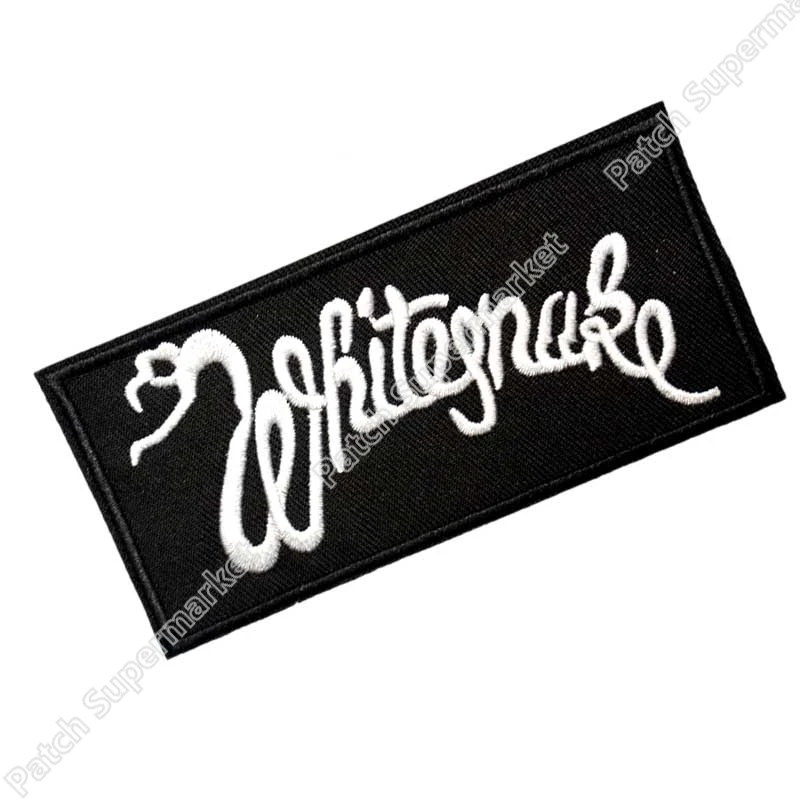 

WHITESNAKE Music Band Iron On/Sew On Patch Tshirt TRANSFER MOTIF APPLIQUE Rock Punk Badge Wholesale Free shipping