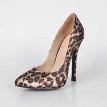2015 Brown Lepoard Suede Dress Shoe Stiletto Heel Platform Shoes Women High Heel Platform Pumps Closed Toe Shoes Women High Heel