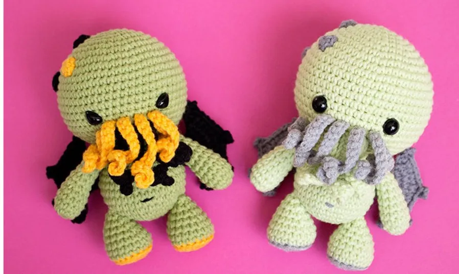 Игрушки для вязания крючком amigurumi cthulhu Номер модели w4130