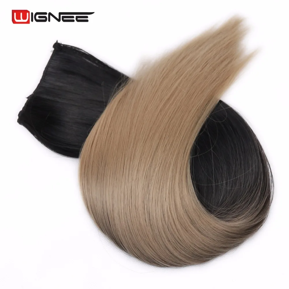 Wingee 20" Length Straight 5 Clips In Hair Extensions