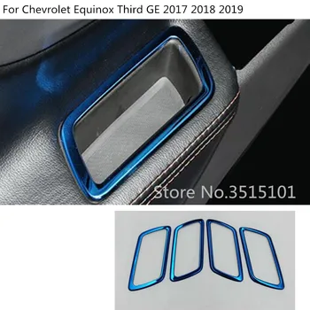 

car styling Interior door handle cover bowl panel insert inside storage box trim For Chevrolet Equinox Third GE 2017 2018 2019