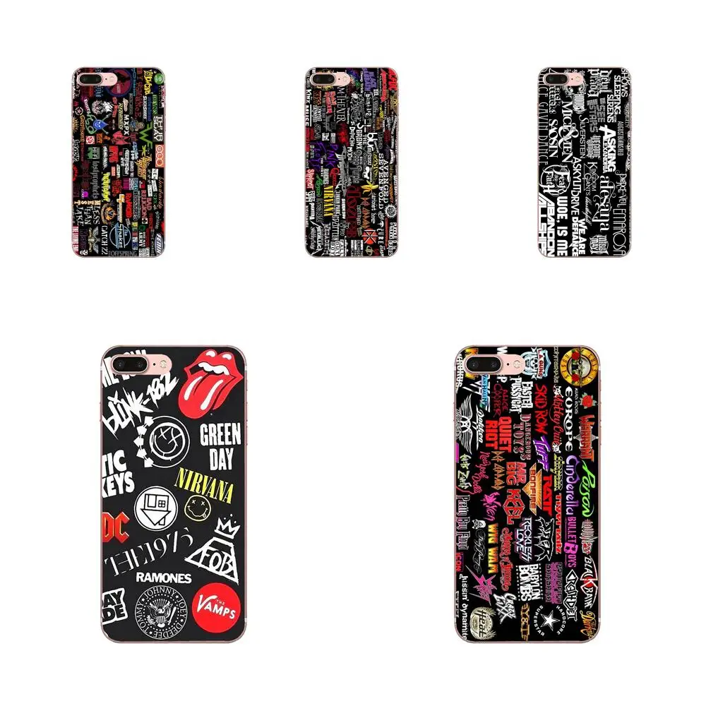 

Sh Metal Pop Rock Band Soft Silicone TPU Transparent Phone Cover Case Coque For Xiaomi Redmi Mi Note 7 8 9 SE Pro Lite Go Play