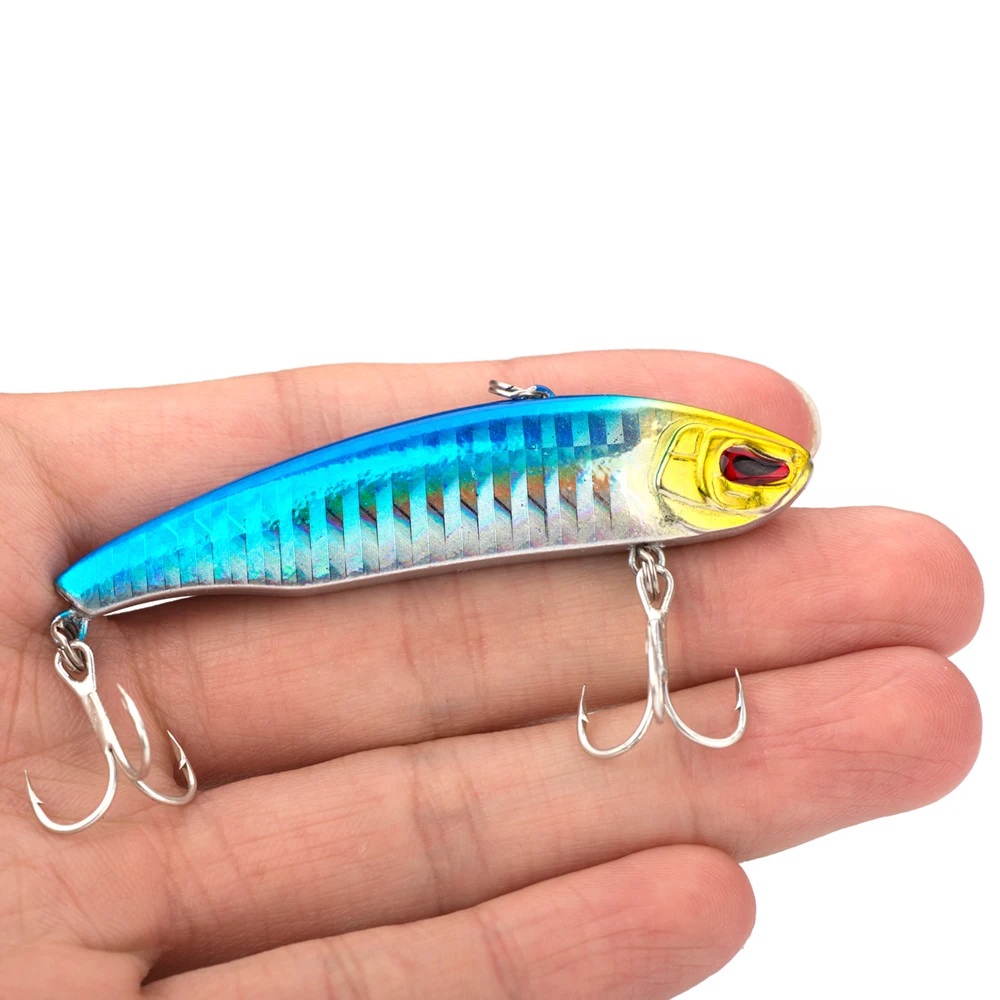 

Boxed Fishing Sinking VIB Lure 10.5g 7cm 1pcs rattling Artificial Vibration Bass Vibe Rattle Hooks Baits Crankbaits