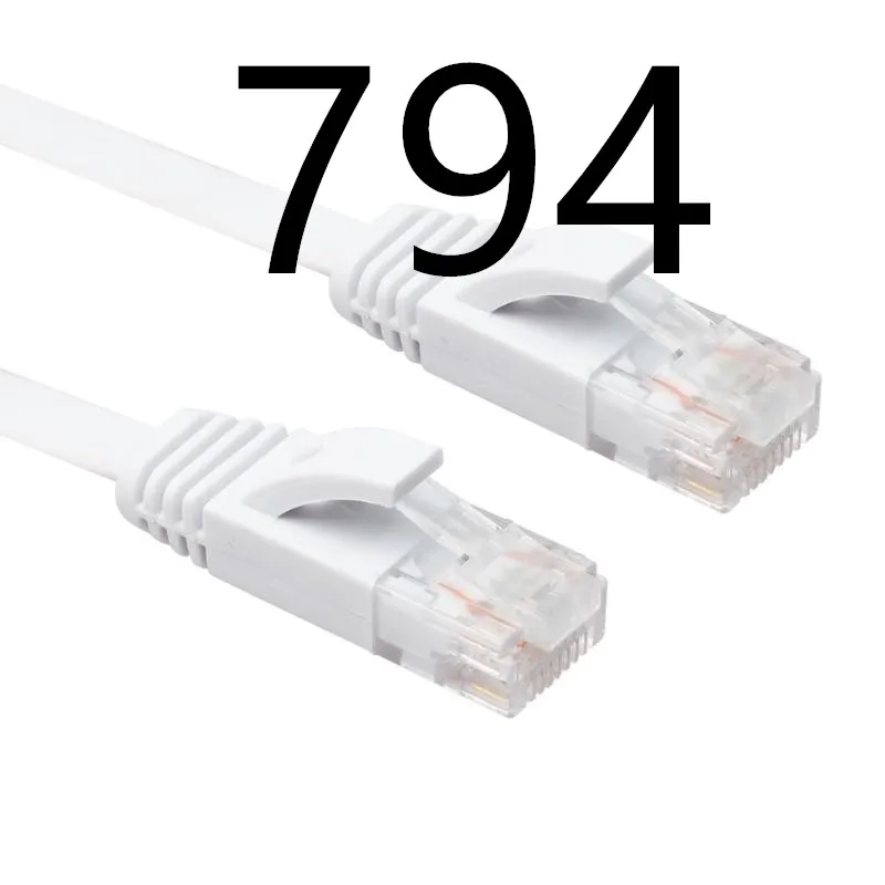 

B794 Six types of flat network cable computer router CAT6 flat flat line network jumper TYJ003