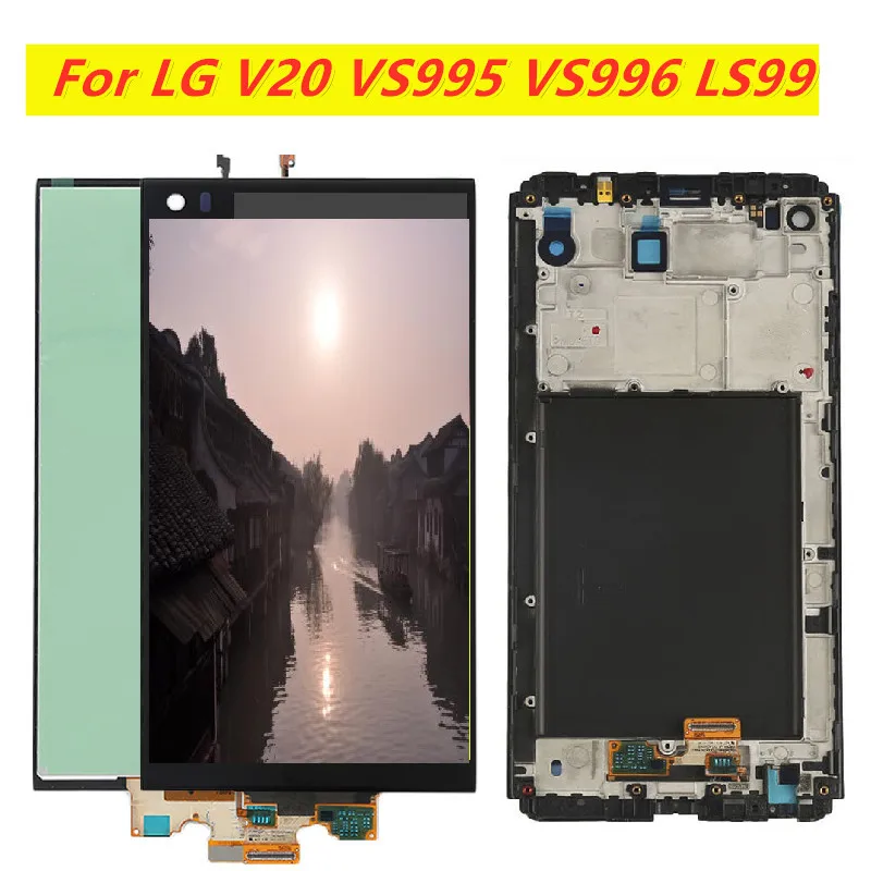 

5.7" For LG V20 LCD Display VS995 VS996 LS997 H910 Touch Screen Digitizer With Frame Full Assembly Replacement Parts