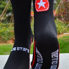 Велосипедные звезды унисекс бренд лайкра быстросохнущие спортивные носки велосипед высокая эластичность велосипедные носки дышащие носки футбольные носки