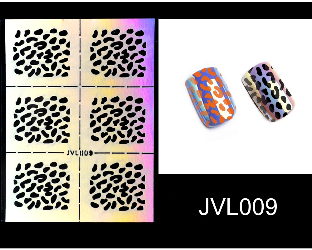 YZWLE, 23 листа, сделай сам, для ногтей, неправильная сетка, трафарет, многоразовые, для дизайна ногтей, винилы, полые наклейки, штамповка, шаблон, инструменты для ногтей