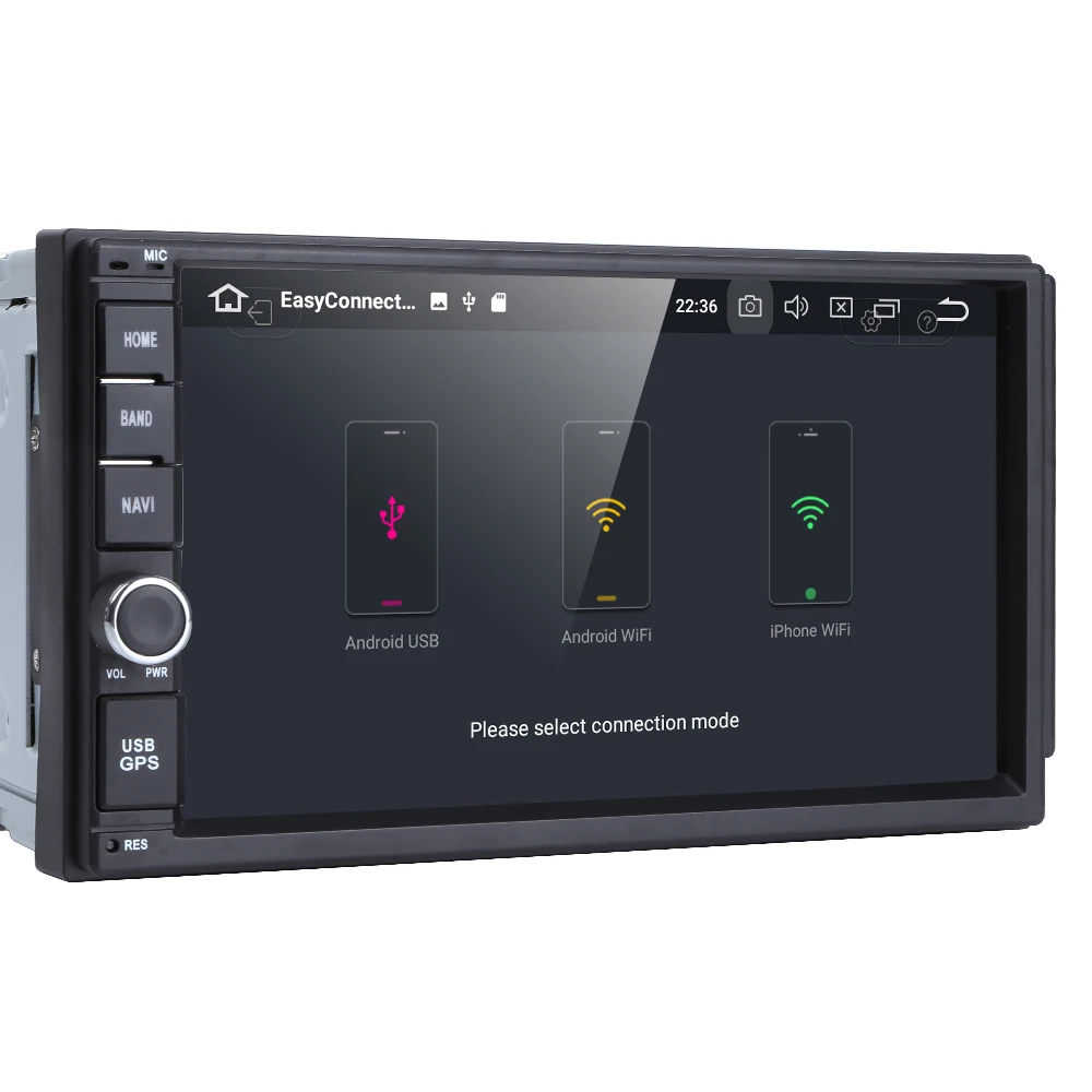 

Android 8.0 2 Din 7' Universal Car Radio No DVD Player GPS Navigation 4GB RAM Car Stereo FM Rds Wifi 4G DAB+ Headunit