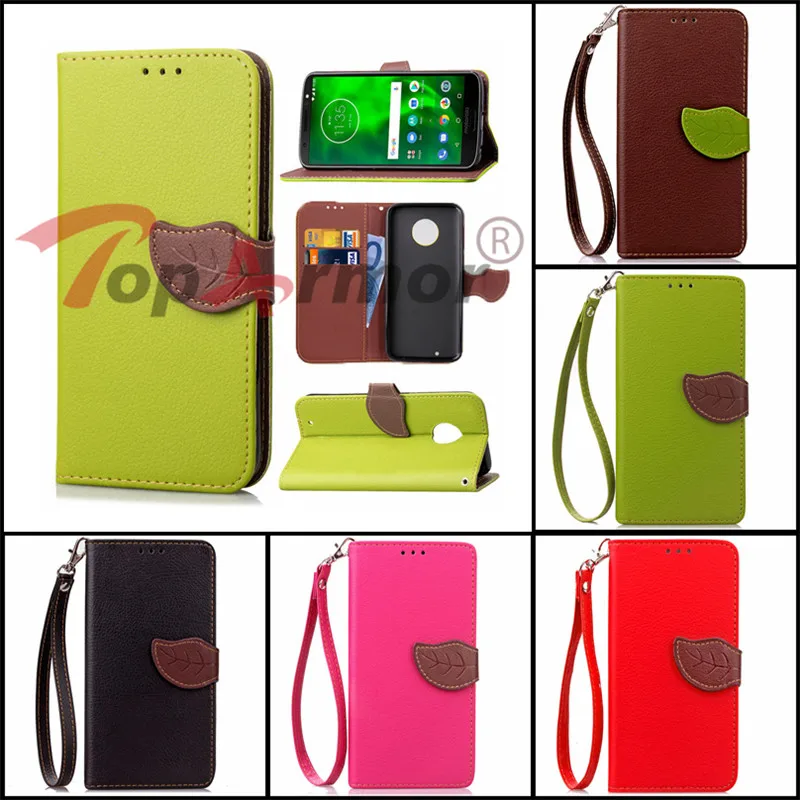 Роскошный чехол из искусственной кожи для Motorola Moto G G2 G3 G4 G5 G5S G6 Z2 Play Flip Stent Cover Plus Z Case